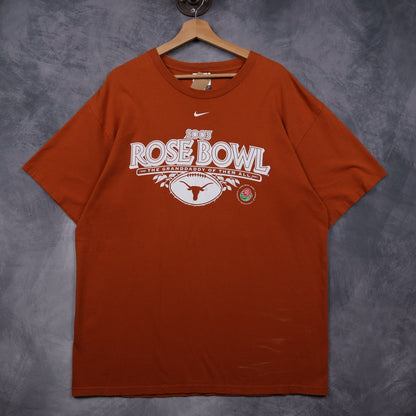 2005 Burnt Orange Rose Bowl Texas Longhorns Nike Shirt 5850