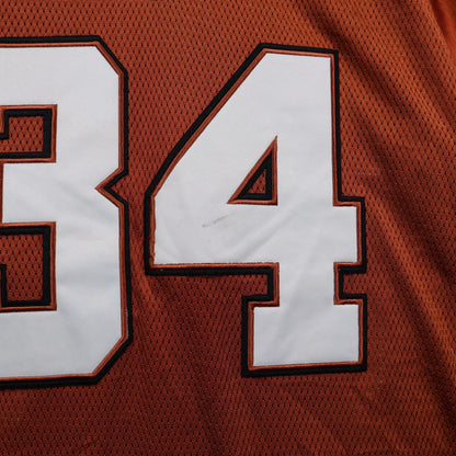 00s Burnt Orange Texas Longhorns #34 Colosseum Jersey 5883