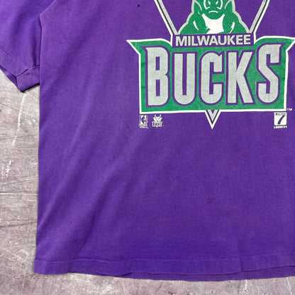 90s Purple Milwaukee Bucks Shirt