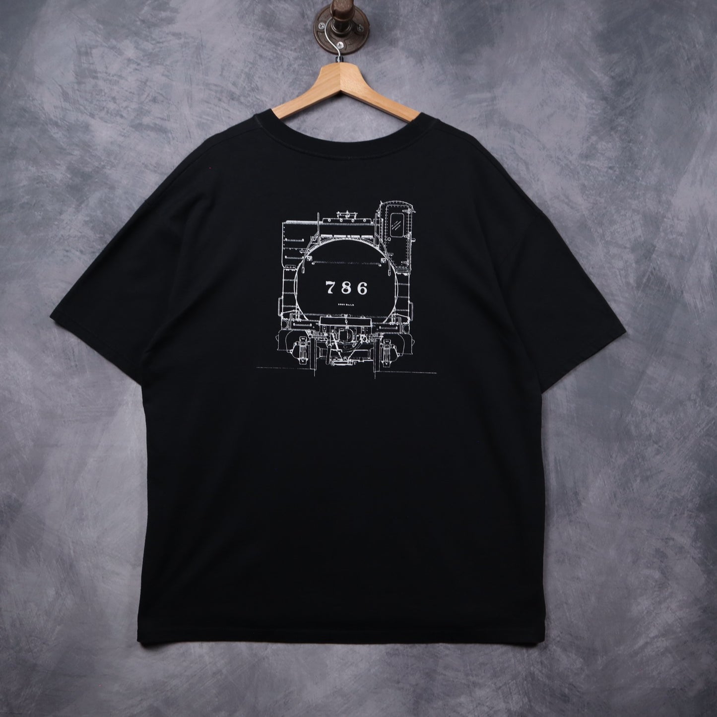 1996 Black Southern Pacific 786 Austin & Texas Central Railroad Shirt 5365