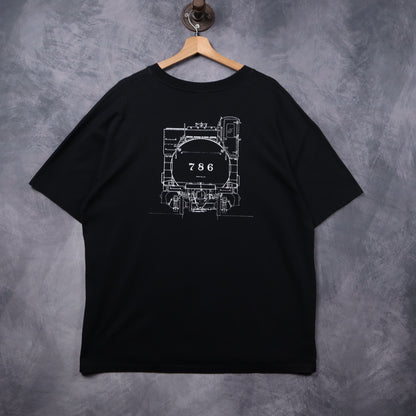 1996 Black Southern Pacific 786 Austin & Texas Central Railroad Shirt 5365
