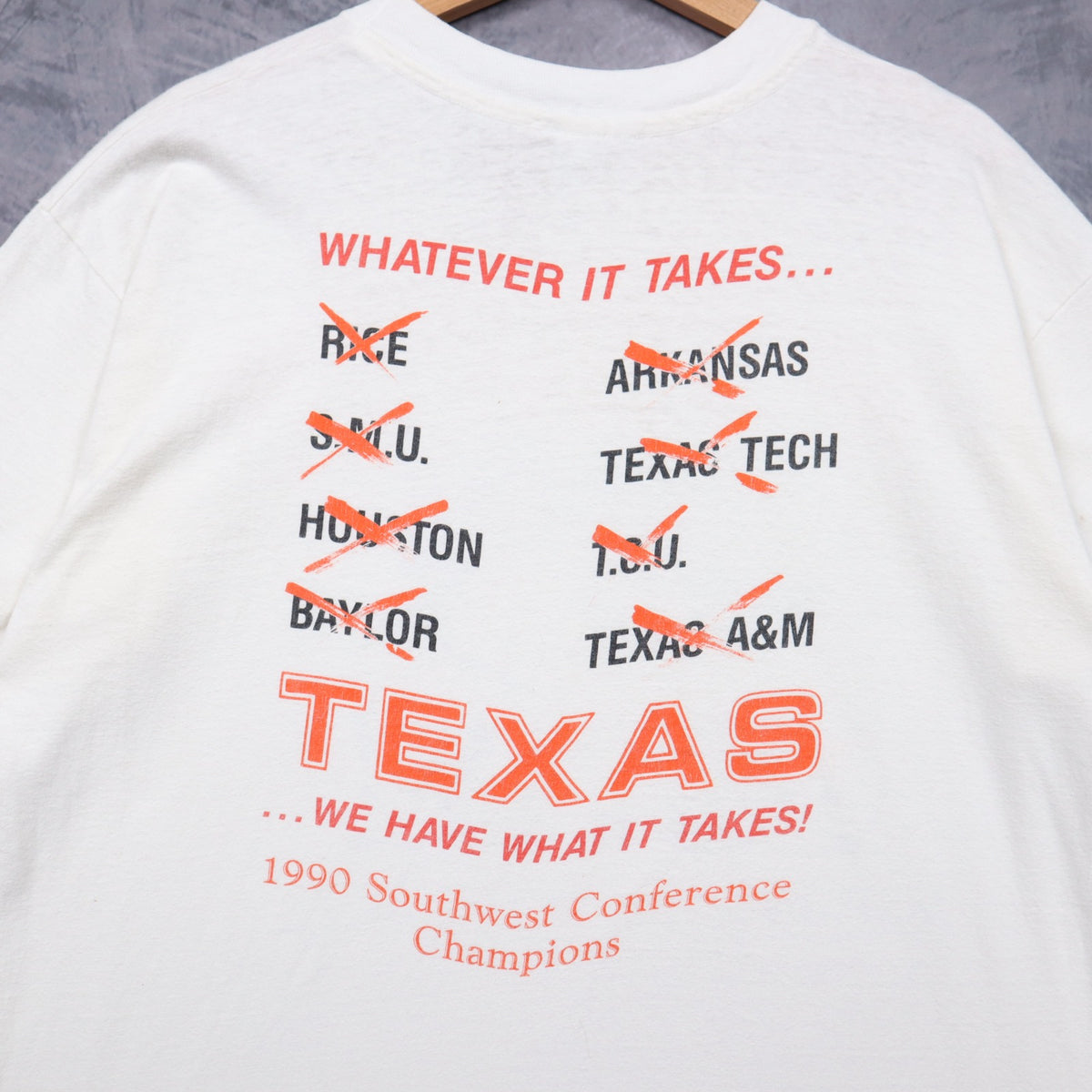 1991 White Cotton Bowl Texas Vs Miami Shirt 5810