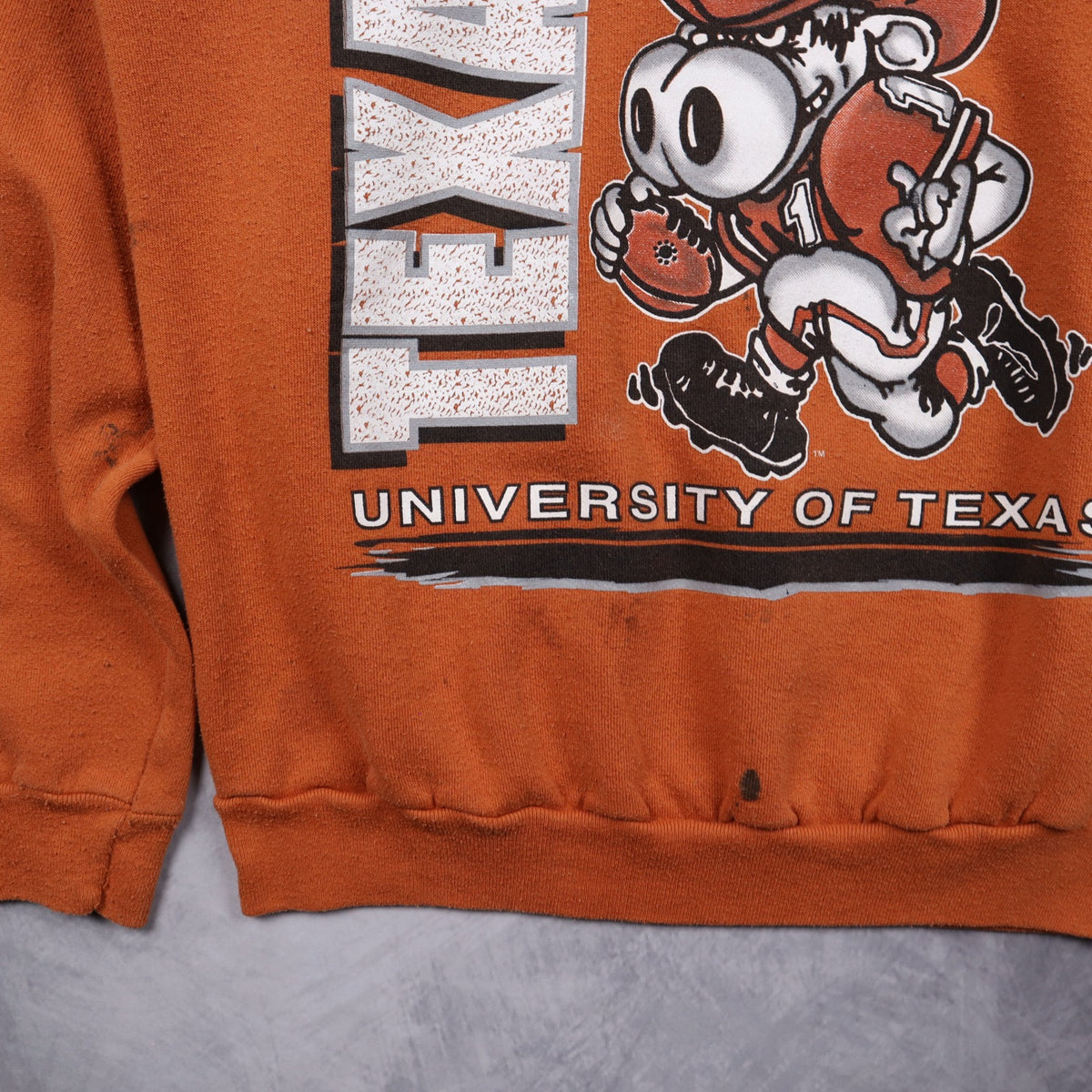 90s Orange University Of Texas Longhorns Crewneck Sweatshirt 5688