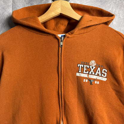2006 Orange Texas Longhorns Rose Bowl Zip Up Hoodie 4418
