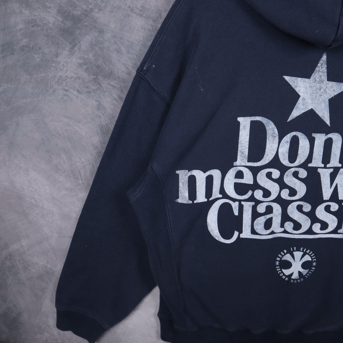 90s Navy Blue Texas Longhorns Hoodie 5671
