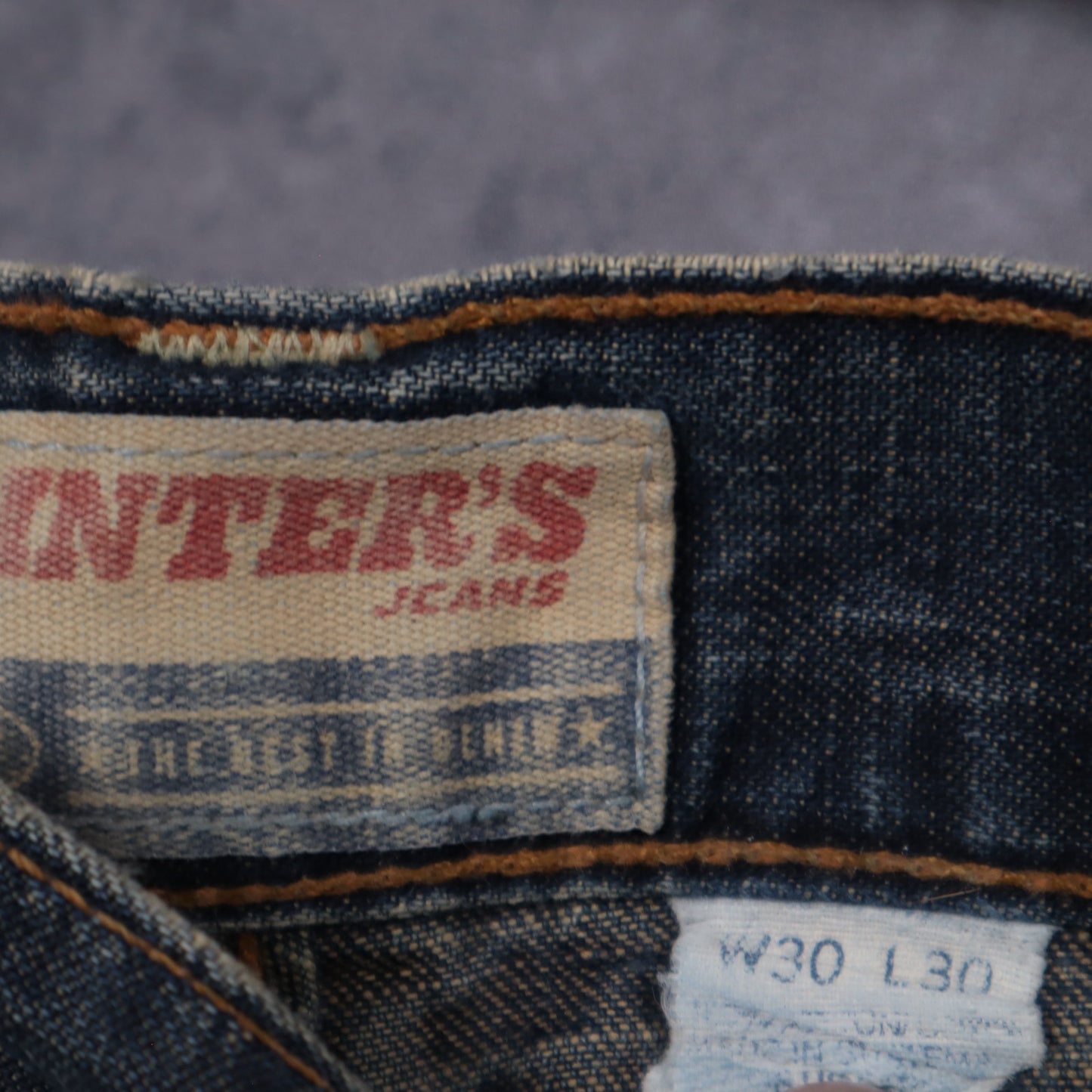 Early 2000s Faded Blue Hunter's Jeans Carpenter Denim 5264