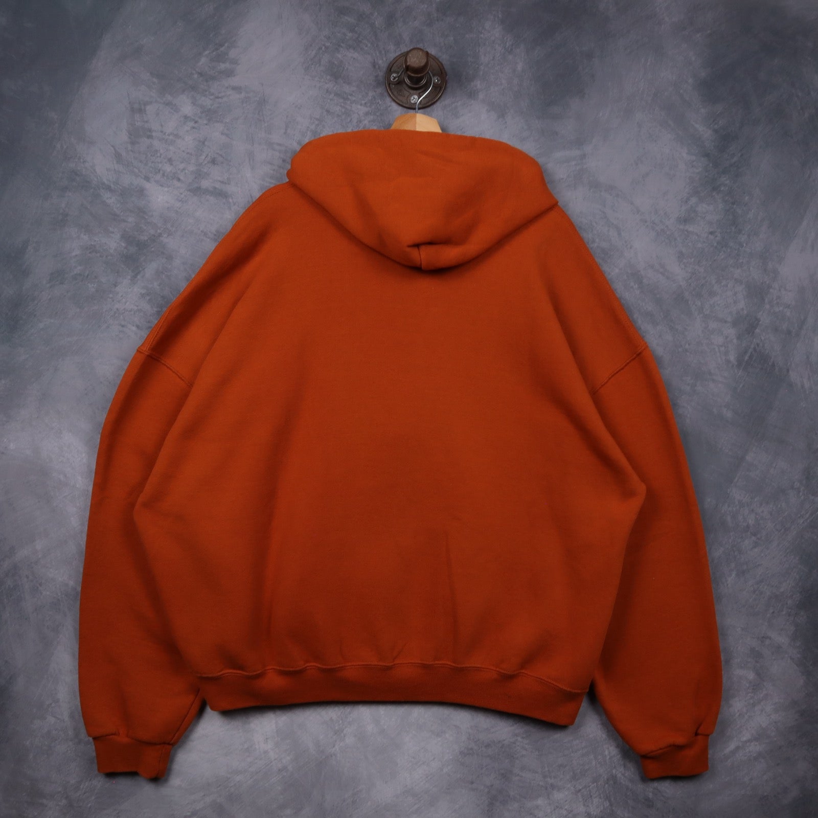 00s Burnt Orange Texas Longhorns Russell Athletic Zip Up Hoodie 5638