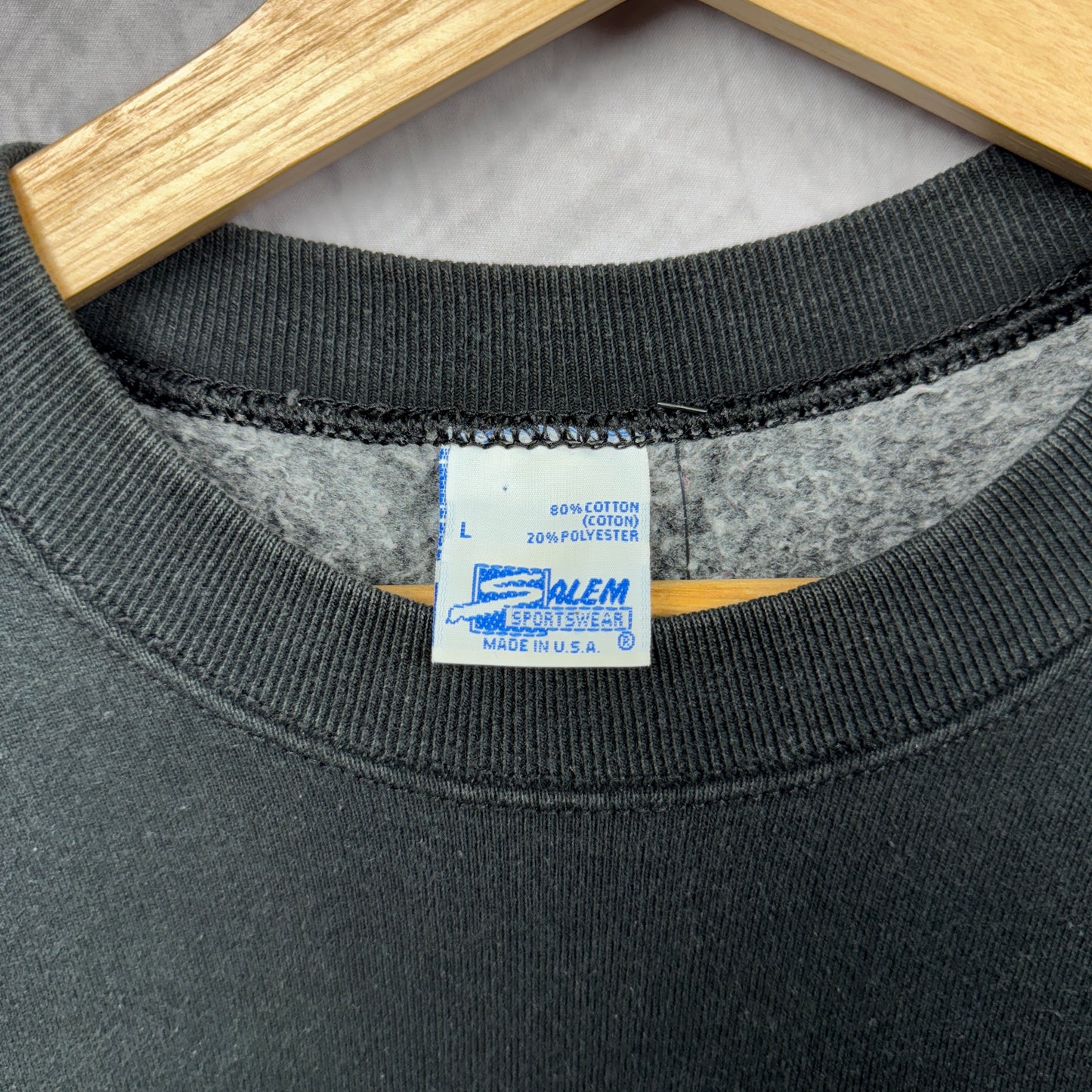 1994 Black Green Bay Packers Crewneck Sweatshirt 4269