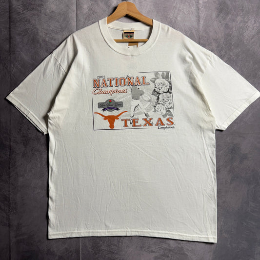 2005 White Texas Longhorns National Champions Shirt 4540
