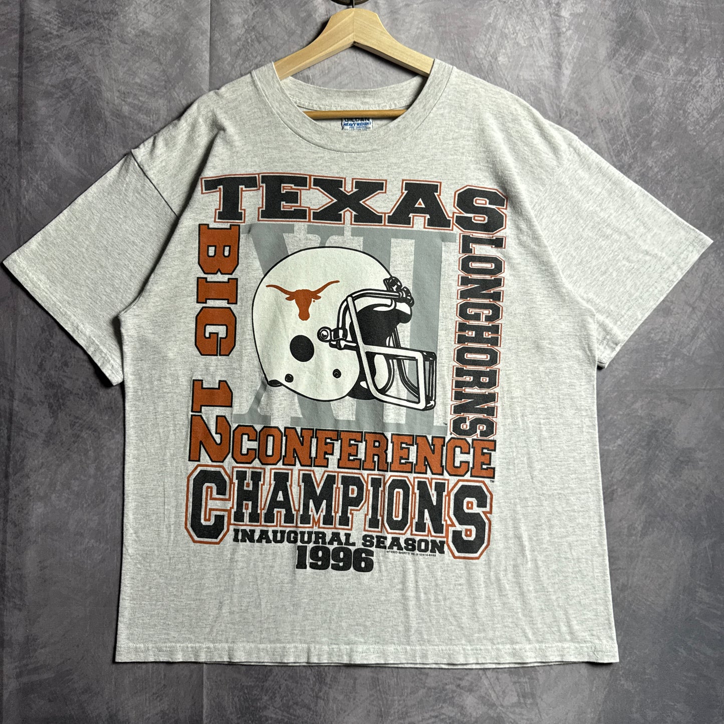 1996 Grey Texas Longhorns Big 12 Conference Champions Shirt 4562