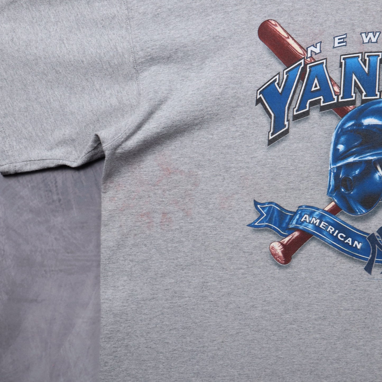 2004 Heather Gray New York Yankees American League Shirt 5351