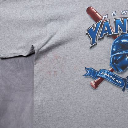 2004 Heather Gray New York Yankees American League Shirt 5351