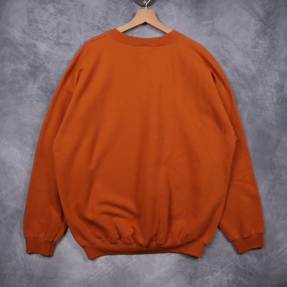 2006 Orange Texas Longhorns Rose Bowl Crewneck Sweatshirt 5711