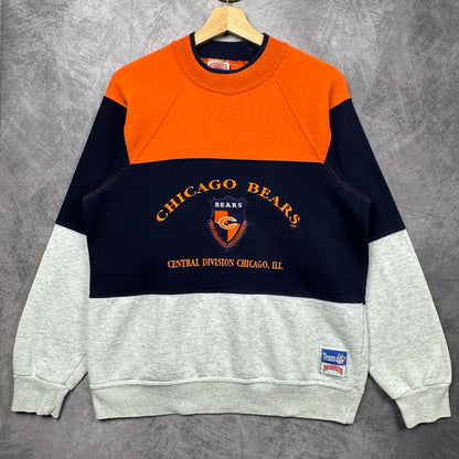 90s Multi Color Chicago Bears Crewneck Sweatshirt 4281