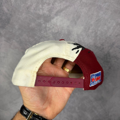 90s Washington Redskins Logo Athletic Splash Snapback Hat 6815