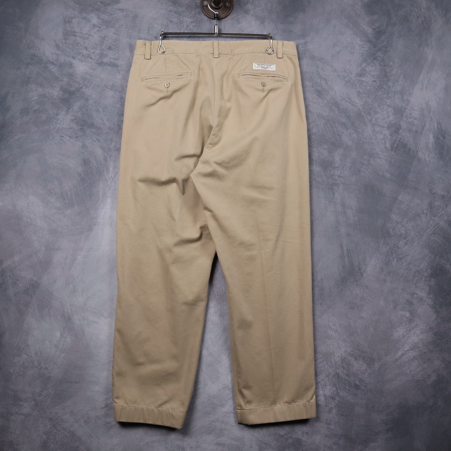 90s Khaki Polo Ralph Lauren Andrew Pant Pleated Chinos 5231