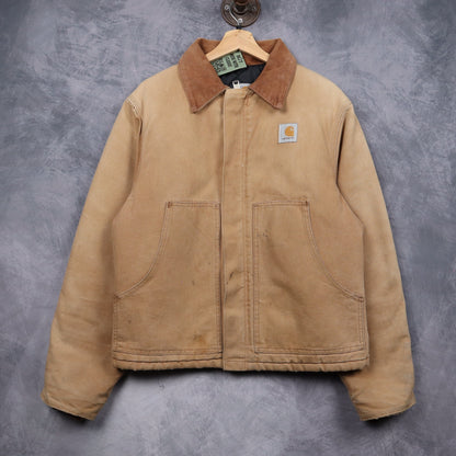 90s Tan Carhartt Cropped Arctic Work Jacket 4808