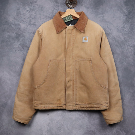 90s Tan Carhartt Cropped Arctic Work Jacket 4808