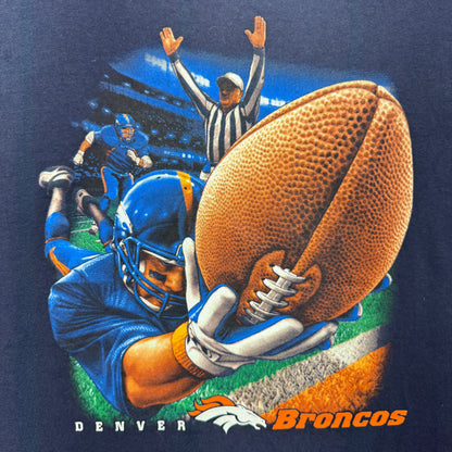 90s Blue Denver Broncos Shirt 4219