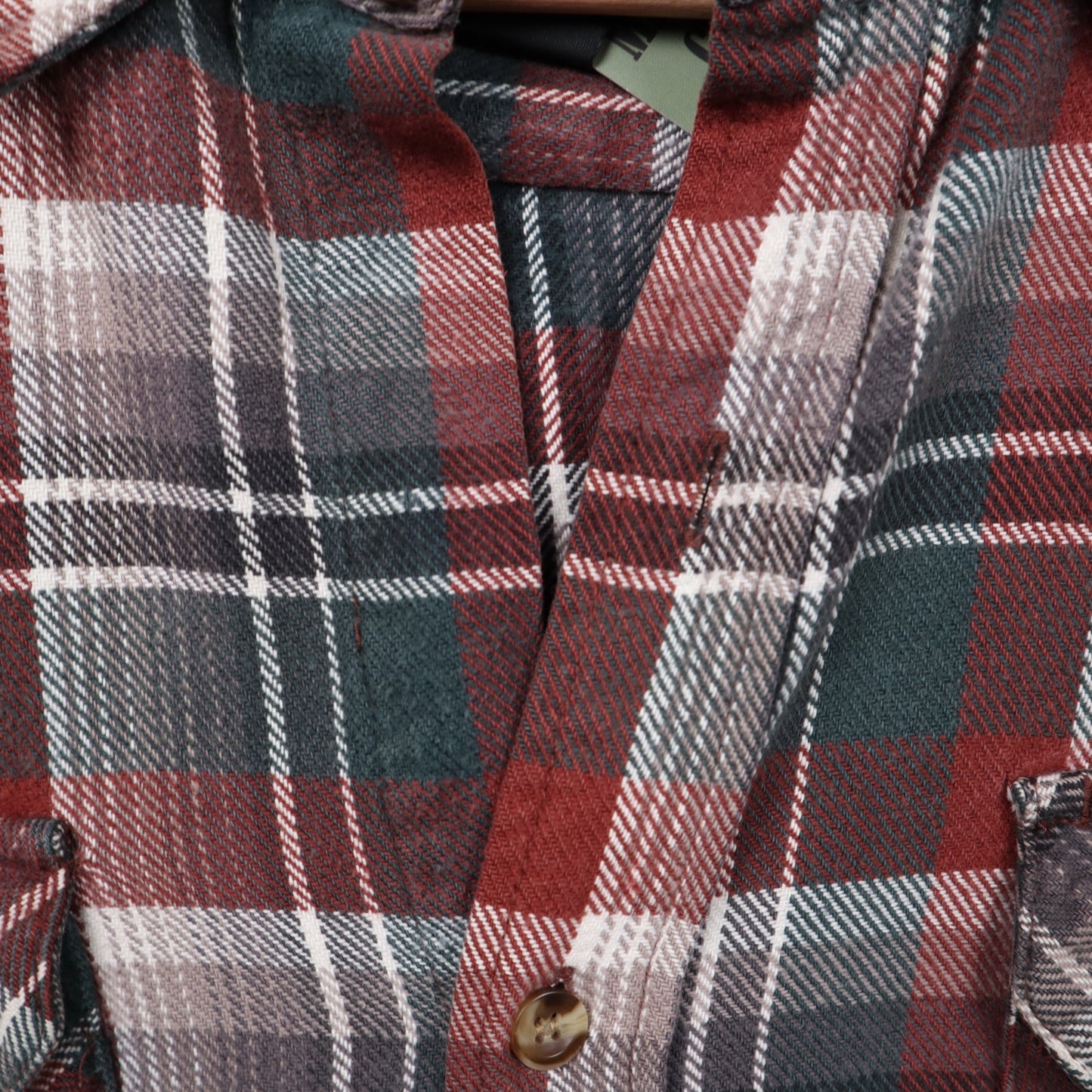 90s Red Plaid Dickies Flannel Shirt 5606