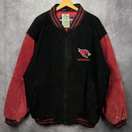 00s Black Arizona Cardinals Varsity Jacket 4096