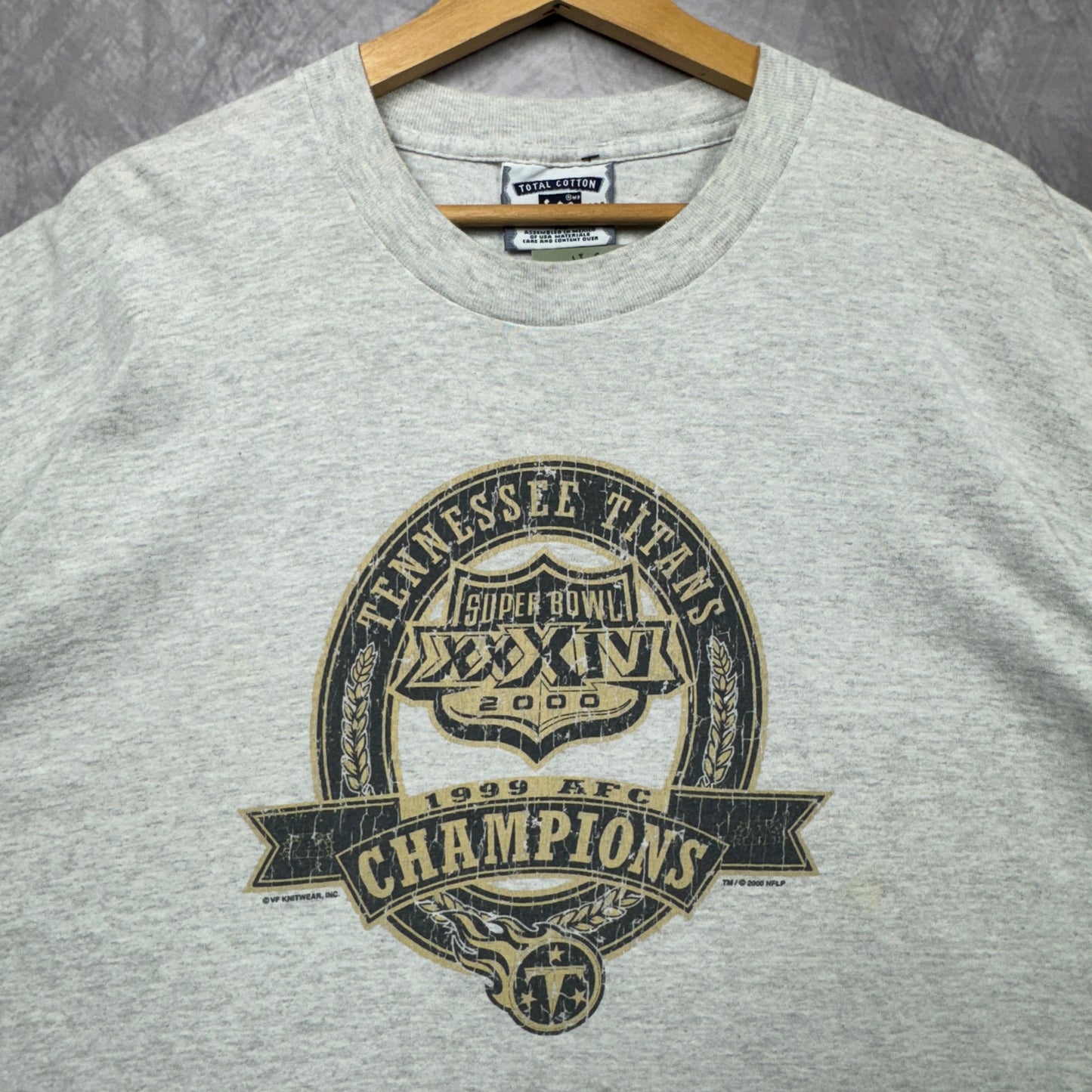 1999 Grey Tennessee Titans Shirt 4279