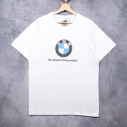 00s White BMW Ultimate Driving Machine Shirt 7298