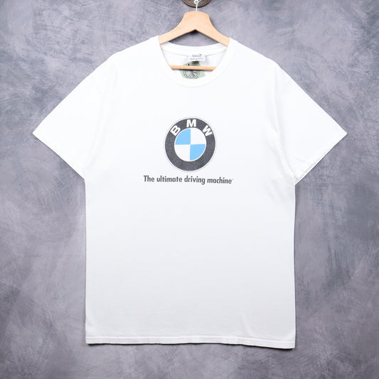 00s White BMW Ultimate Driving Machine Shirt 7298
