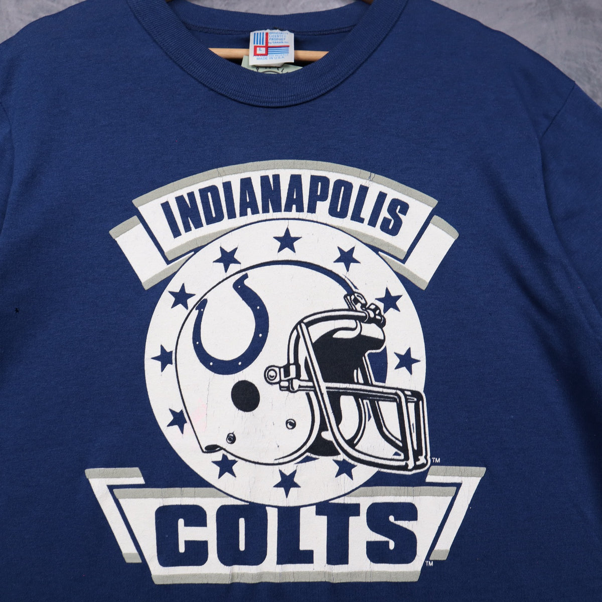90s Navy Blue Indianapolis Colts Shirt 6585