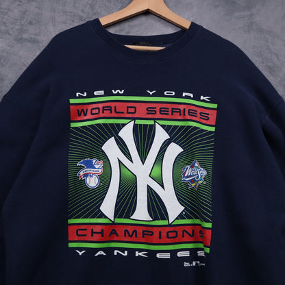 1998 Navy New York Yankees World Series Champions Crewneck 5139