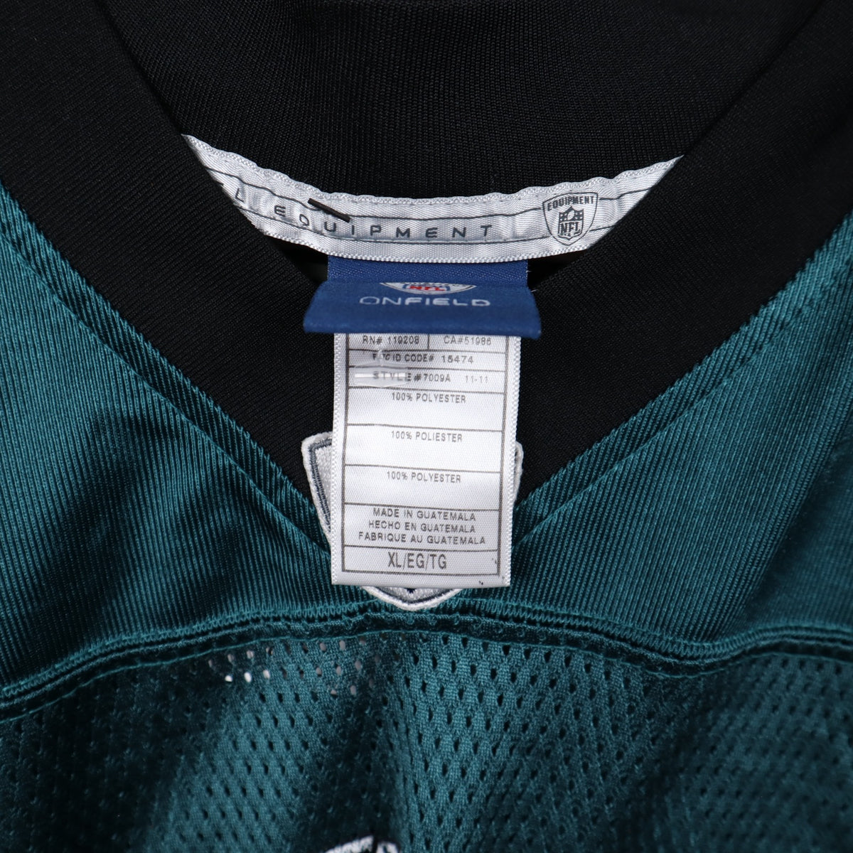 Early 00s Green Philadelphia Eagles Babin #93 Reebok Jersey 6666