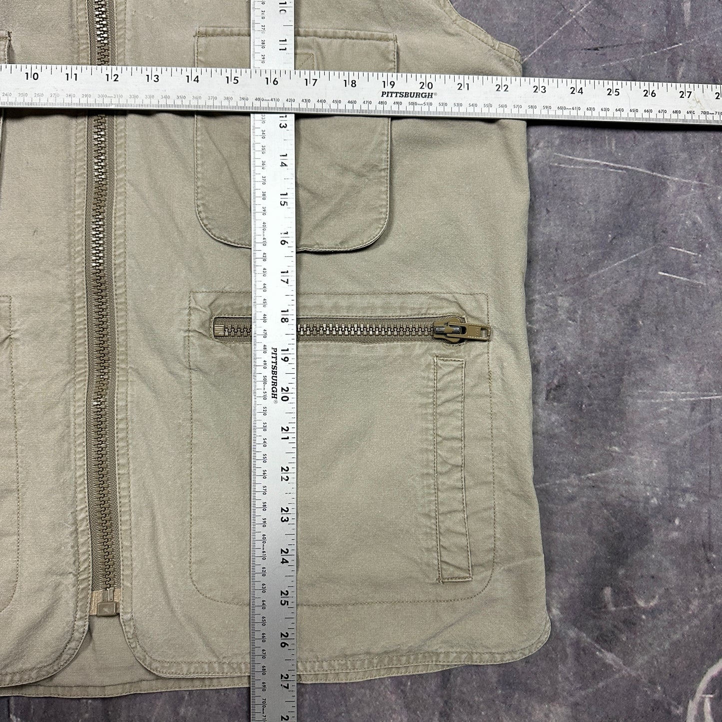 90s Tan Brown Banana Republic Hunting Vest LT82