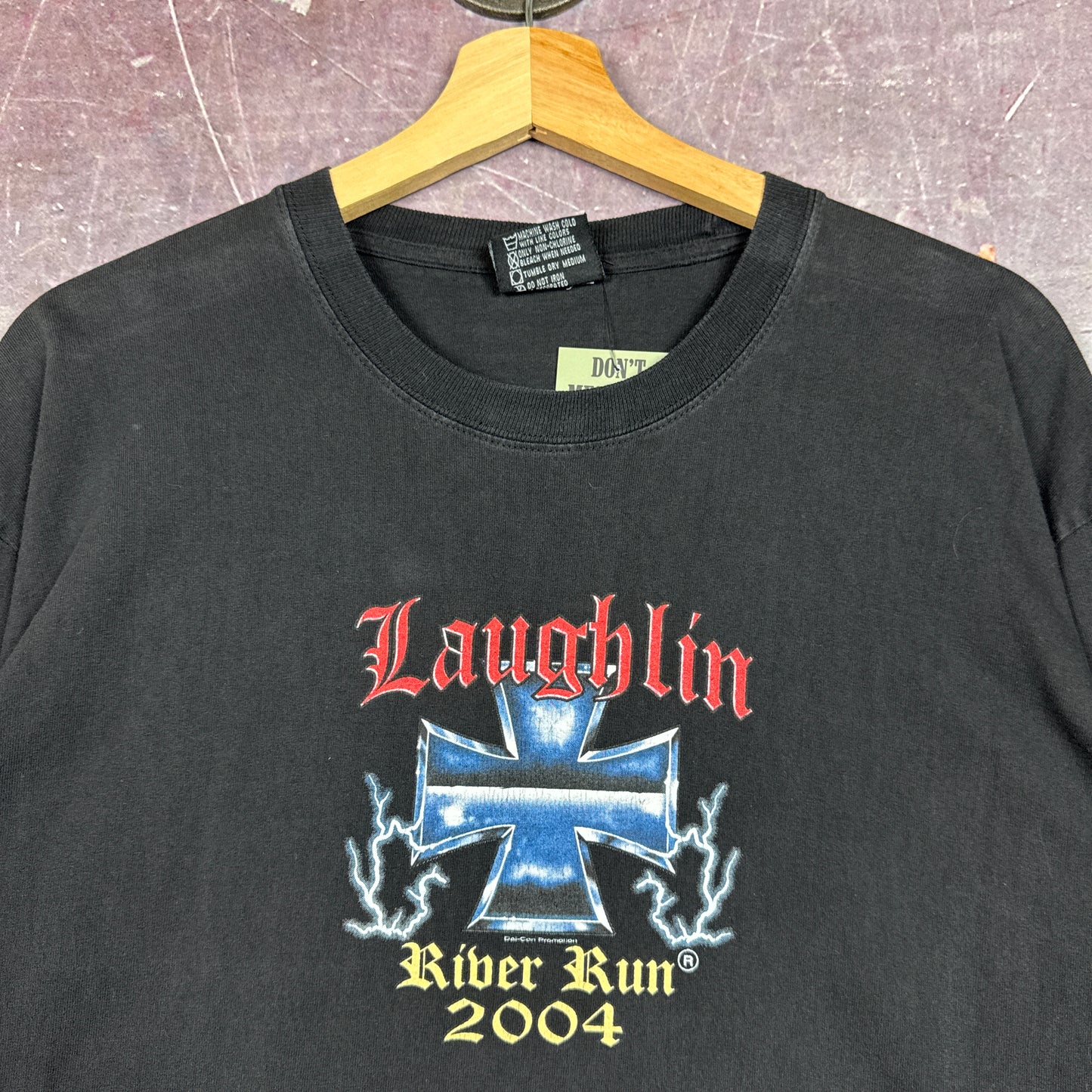 00s Black Lighting Choppers Long Sleeve Shirt L 3060