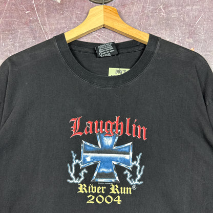 00s Black Lighting Choppers Long Sleeve Shirt L 3060