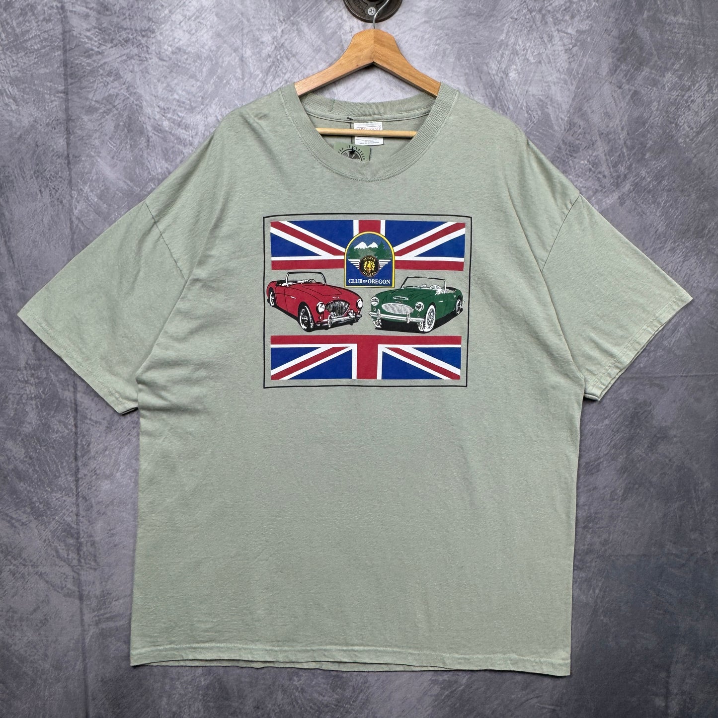 90s Green Jaguar Club Of Oregon Shirt 3978