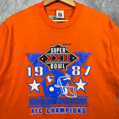 1987 Orange Denver Broncos Shirt 4278