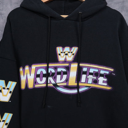00s Black John Cena Word Life WWE Hoodie 5114