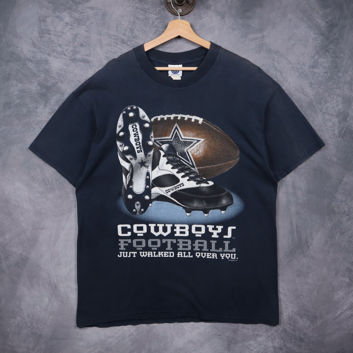 1996 Navy Blue Dallas Cowboys Football Shirt 6653