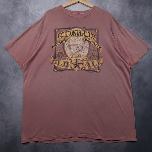 90s Clay Red Commonwealth Brewing Co. Old Ale Shirt 4650
