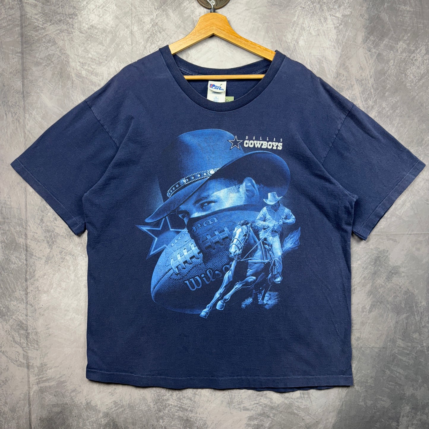 90s Blue Dallas Cowboys Shirt 4245
