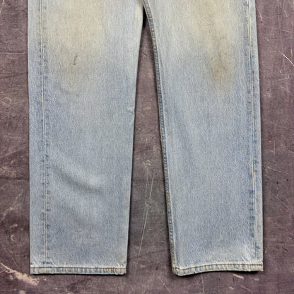 90s Light Wash Levi's 501 Denim Jeans 35x32 0695