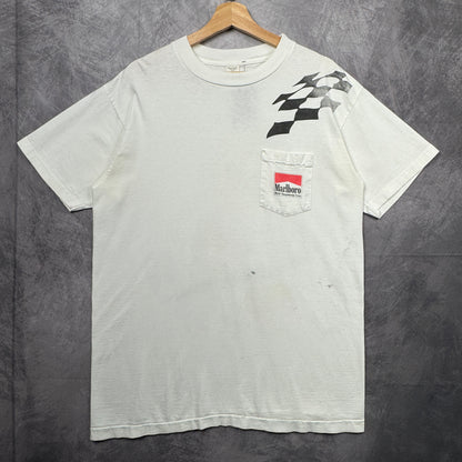 90s White Marlboro World Championship Racing Team Shirt 3938