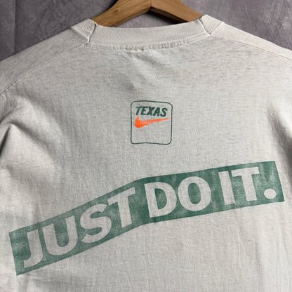 90s White Texas Longhorns Nike Gatorade Boot Shirt 4541