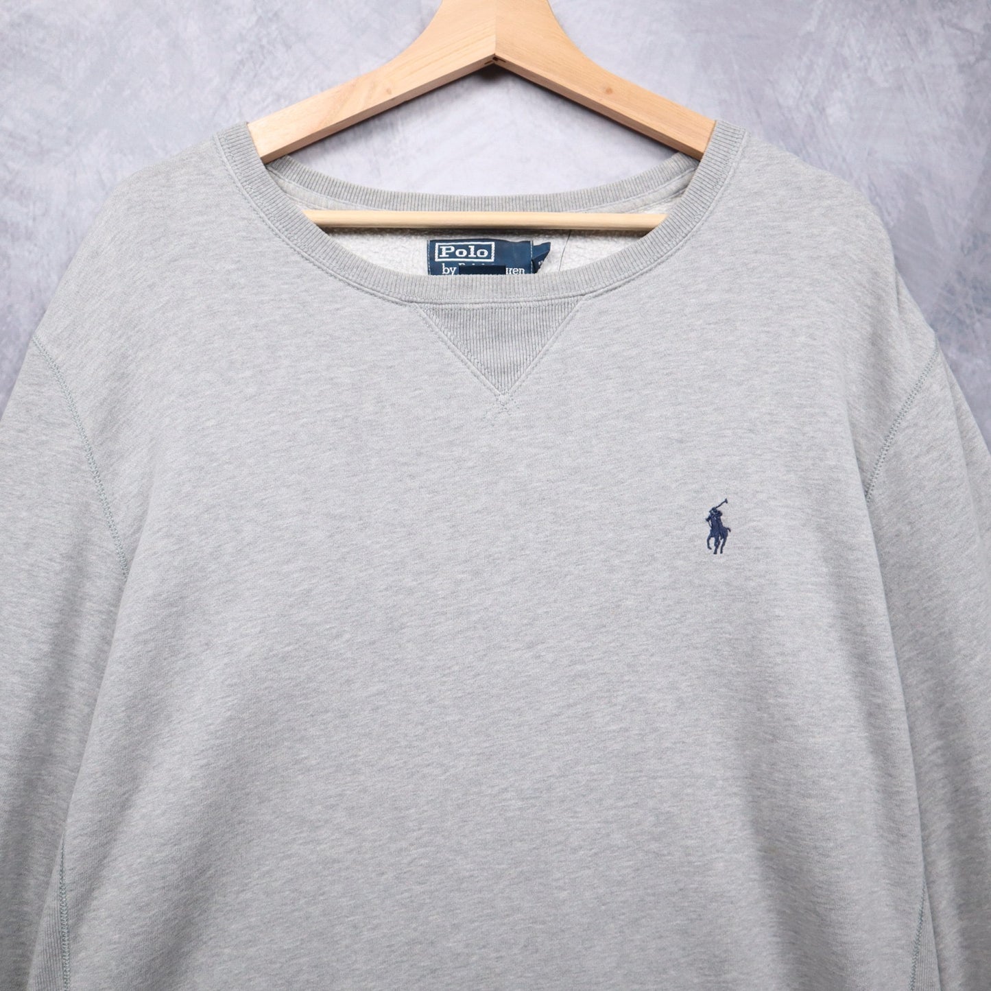 90s Grey Polo Ralph Lauren Essential Crewneck Sweatshirt 4718