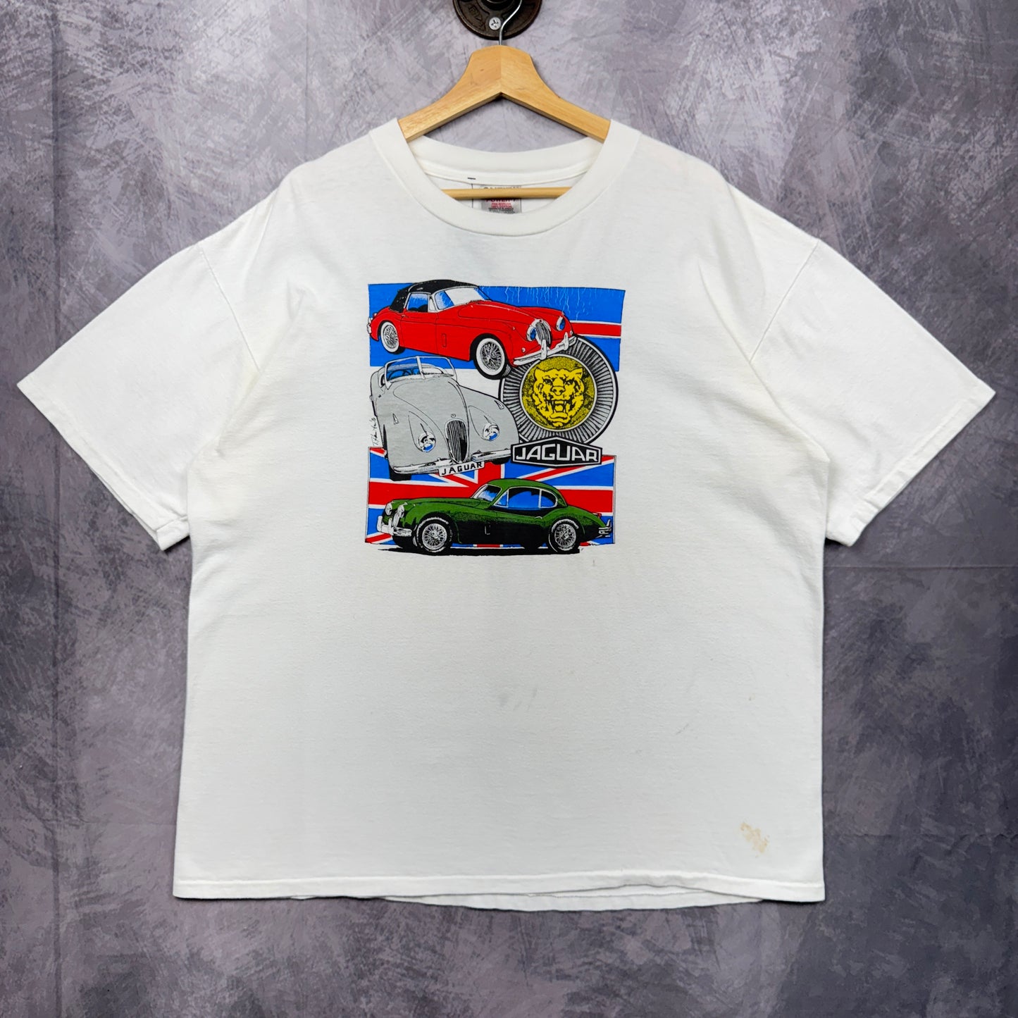 90s White Jaguar Shirt 3886