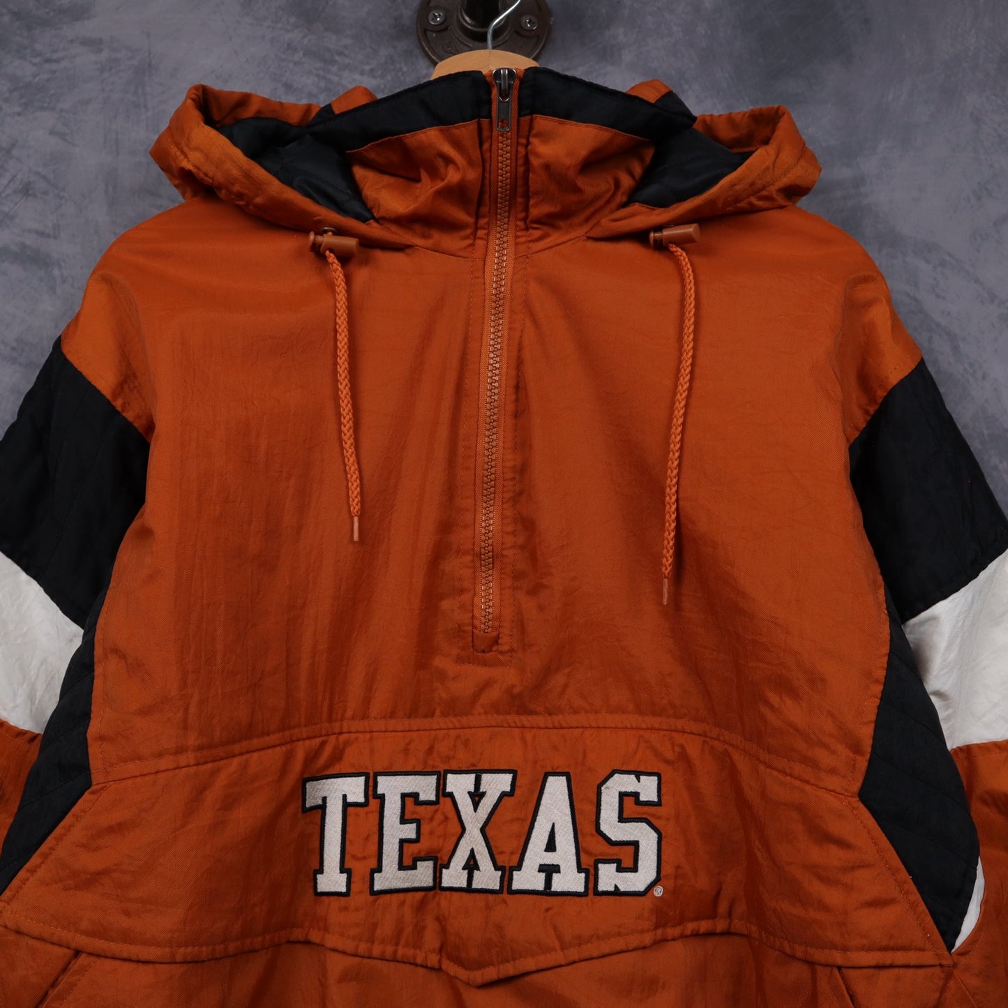 90s Orange Texas Longhorns Hooded Puffer Jacket 5929