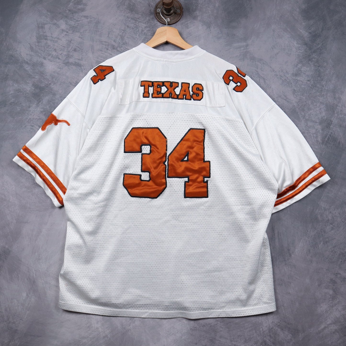 90s White Texas Longhorns Starter #34 Jersey 5815