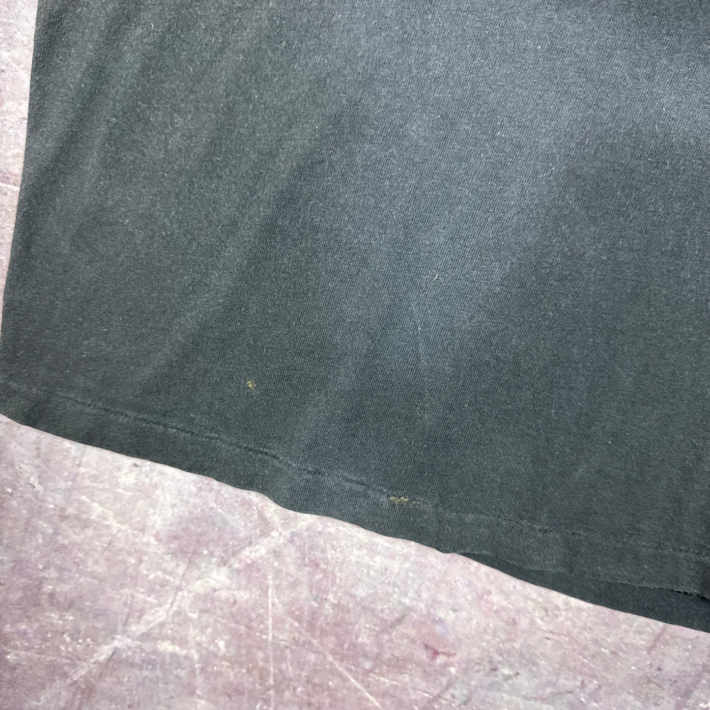 90s Faded Black American Biker 3D Emblem Shirt 3188