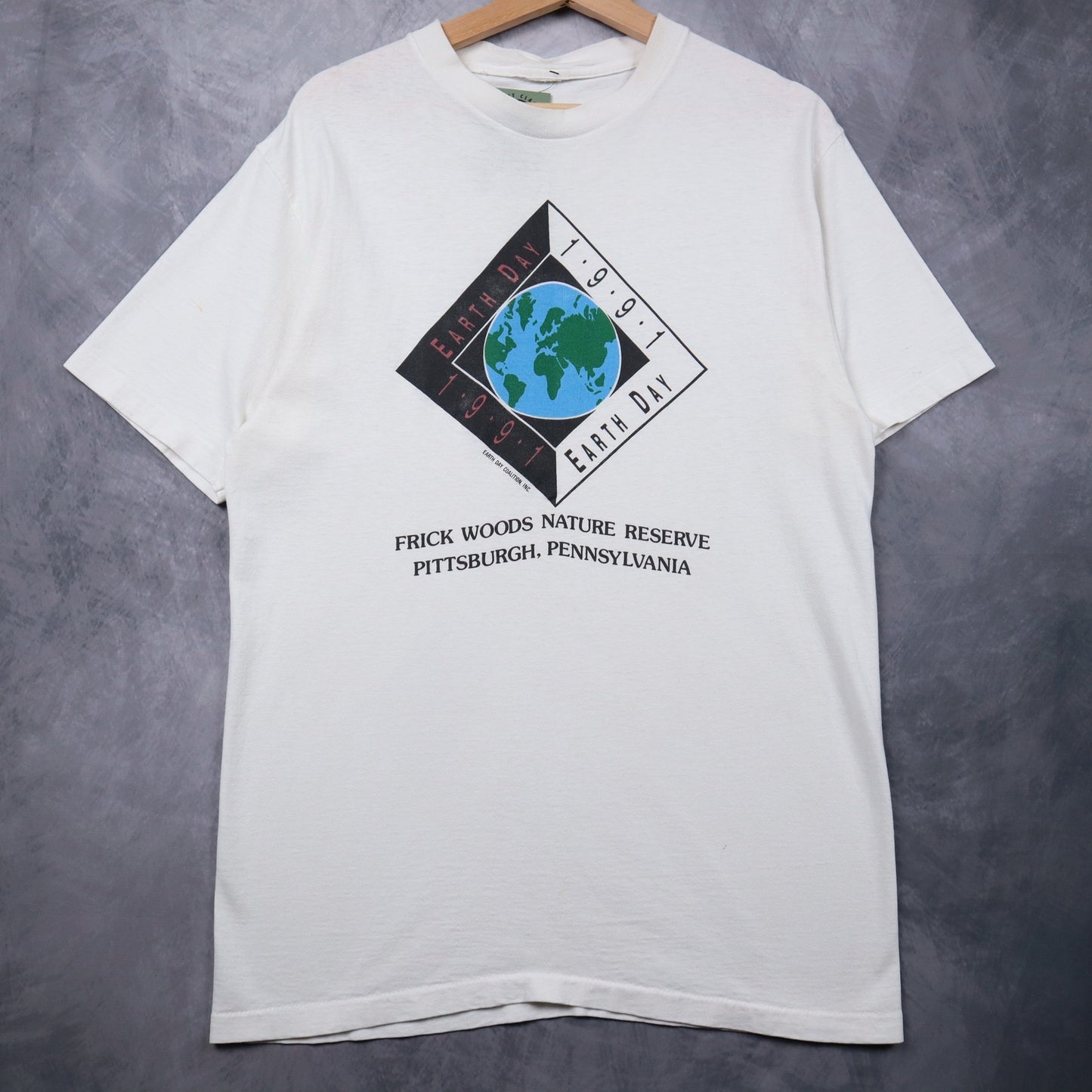 1991 White Earth Day Frick Woods Nature Reserve Pittsburgh Shirt 4638