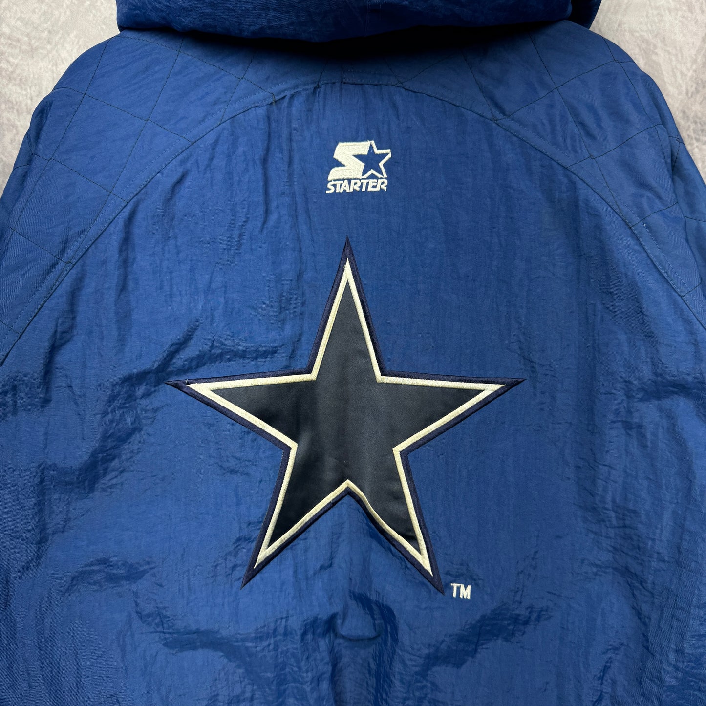 90s Blue Dallas Cowboys Starter Jacket 4086
